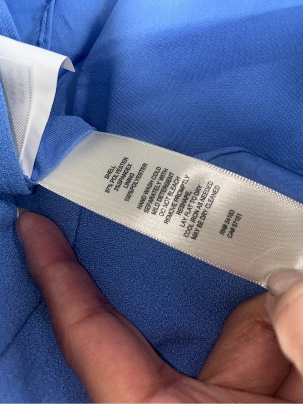 NEW Eliza J Dress tie belt A-line blue size 6 - Picture 10 of 10